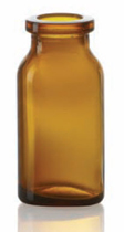 50 ml injectieflacon, amber, type 3 geblazen glas